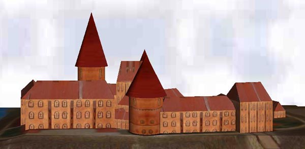 Eldenburg Lübz, 3D-Modell